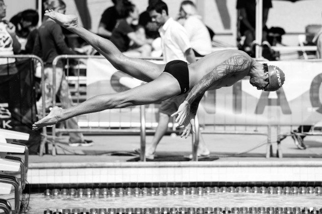 Anthony Ervin warm up Santa Clara Pro Swim (photo: Mike Lewis, Ola Vista Photography)