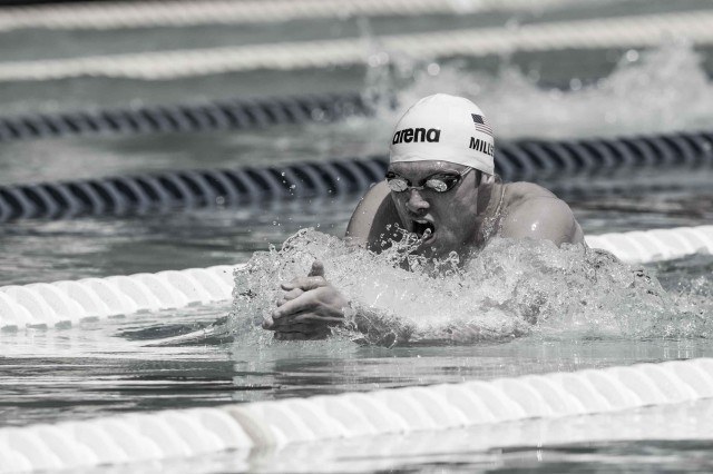 Cody Miller prelims 200 breaststroke (photo: Mike Lewis, Ola Vista Photography)