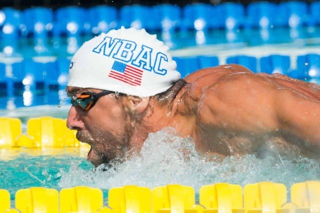 Michael Phelps Santa Clara Pro Swim 2015 (photo: Mike Lewis, Ola Vista Photography)