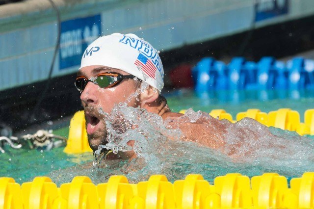 Michael Phelps Santa Clara Pro Swim 2015 (photo: Mike Lewis, Ola Vista Photography)