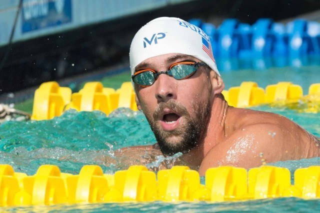 Michael Phelps Santa Clara Pro Swim 2015 (photo: Mike Lewis, Ola Vista Photography)