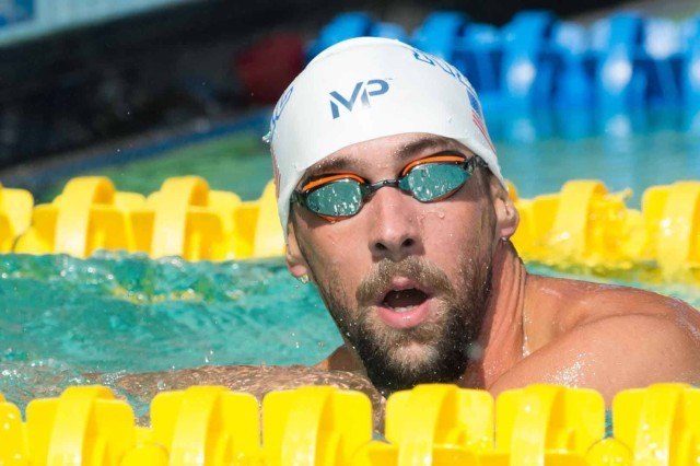 Michael Phelps Santa Clara Pro Swim 2015 (photo: Mike Lewis, Ola Vista Photography)
