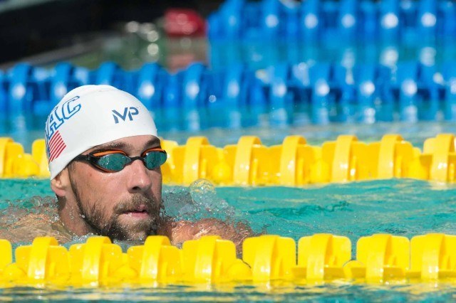 Michael Phelps Santa Clara Pro Swim 2015 (photo: Mike Lewis, Ola Vista Photography)