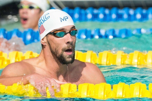 Michael Phelps Santa Clara Pro Swim 2015 (photo: Mike Lewis, Ola Vista Photography)