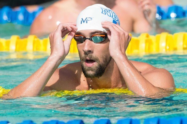 Michael Phelps Santa Clara Pro Swim 2015 (photo: Mike Lewis, Ola Vista Photography)
