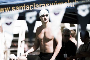 Nathan Adrian 50 free prelims Santa Clara Pro Swim (photo: Mike Lewis, Ola Vista Photography)