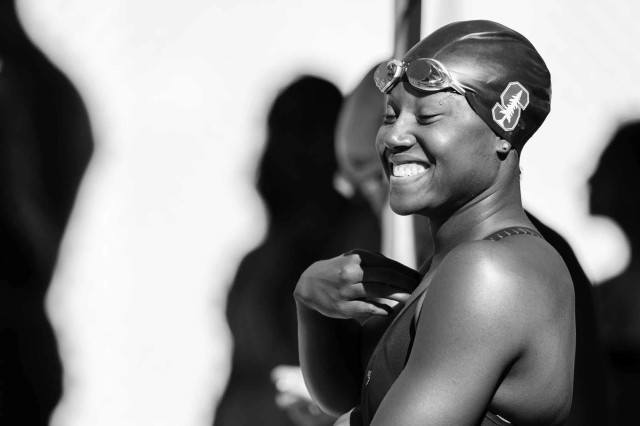 Simone Manuel by Mike Lewis