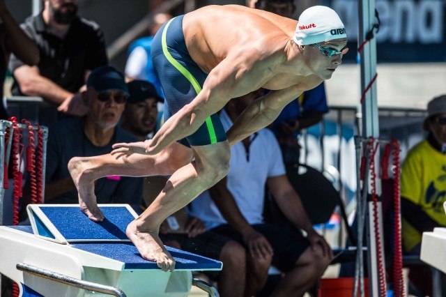 Vladimir Morozov 100 free prelims Santa Clara 2015 (photo: Mike Lewis, Ola Vista Photography)