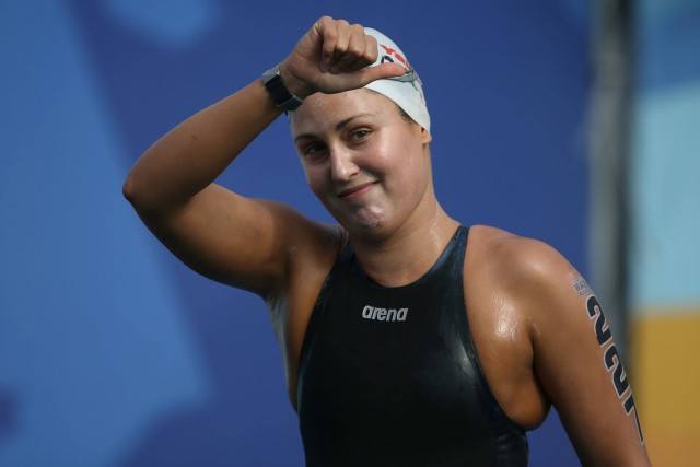 Betina Lorscheitter. Campeonato Mundial de Desportos Aquaticos, prova dos 25Km, realizada no Rio Kazanka. 01 de agosto de 2015, Kazan, Russia. Foto: Satiro Sodre/SSPress
