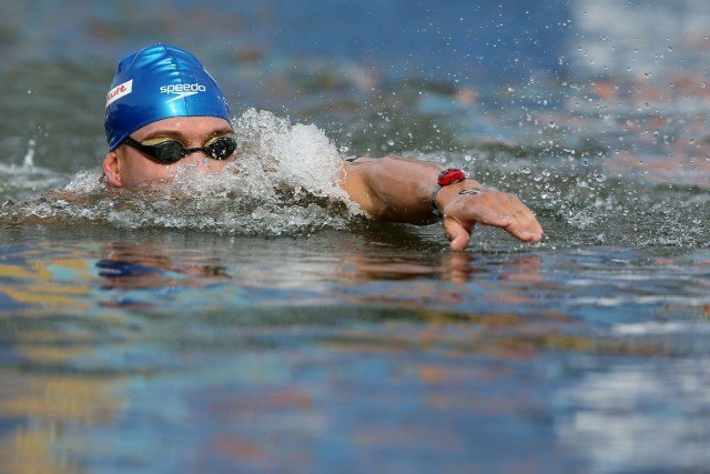 Diogo Villarinho. Campeonato Mundial de Desportos Aquaticos, prova dos 25Km, realizada no Rio Kazanka. 01 de agosto de 2015, Kazan, Russia. Foto: Satiro Sodre/SSPress