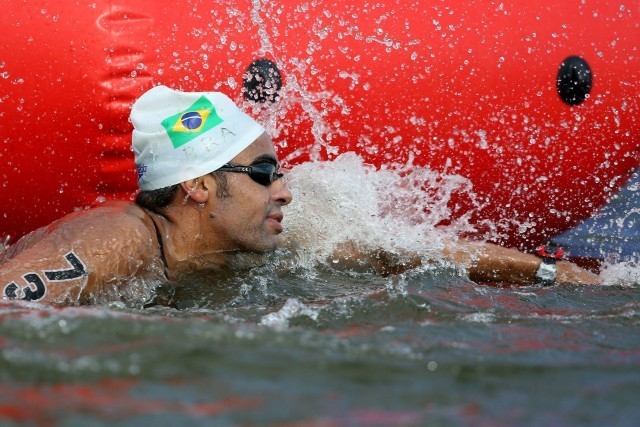 Allan do Carmo. Campeonato Mundial de Desportos Aquaticos, prova dos 25Km, realizada no Rio Kazanka. 01 de agosto de 2015, Kazan, Russia. Foto: Satiro Sodre/SSPress