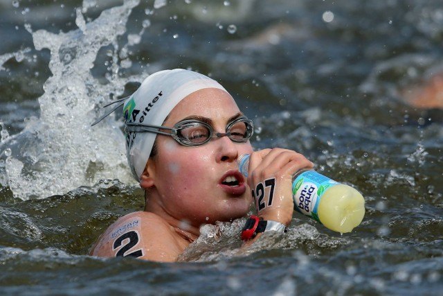 Betina Lorscheitter. Campeonato Mundial de Desportos Aquaticos, prova dos 25Km, realizada no Rio Kazanka. 01 de agosto de 2015, Kazan, Russia. Foto: Satiro Sodre/SSPress