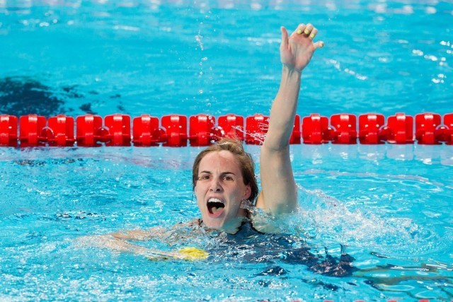 Bronte Campbell (AUS), World Champion in women's 100m free with 52.52. 2015 FINA World Championships (courtesy of Tim Binning, theswimpictures.com)