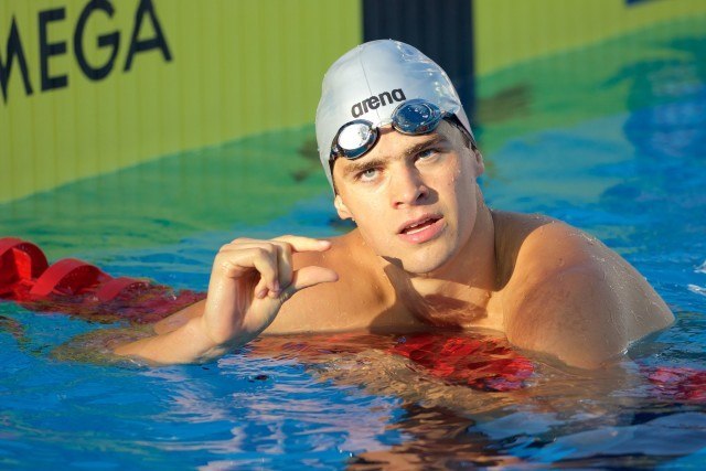 So close.... Michael Andrew at U.S. Nationals (courtesy of Rafael Domeyko)