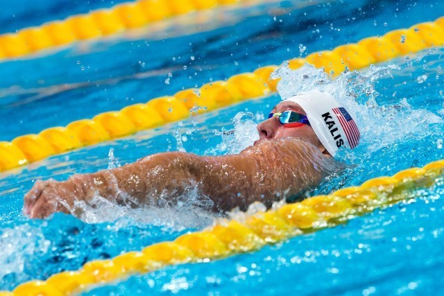 Chase Kalisz (USA) was the top qualifier for the men's 400m IM with 4:11.83. 2015 FINA World Championships (courtesy of Tim Binning, theswimpictures.com)