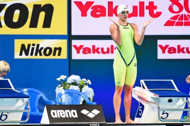 Katinka Hosszu in the prelims of the 200 free at the 2015 FINA world championships Kazan Russia (photo: Mike Lewis, Ola Vista Photography)