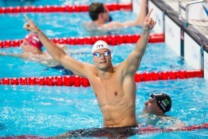 Florent Manaudou - 50 butterfly World Champion - 2015 World Championships (courtesy of Tim Binning, theswimpictures.com)