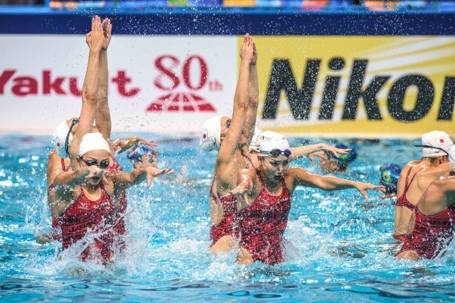 2015 World Championshps Synchronized Swimming (photo: Mike Lewis, Ola Vista Photography)
