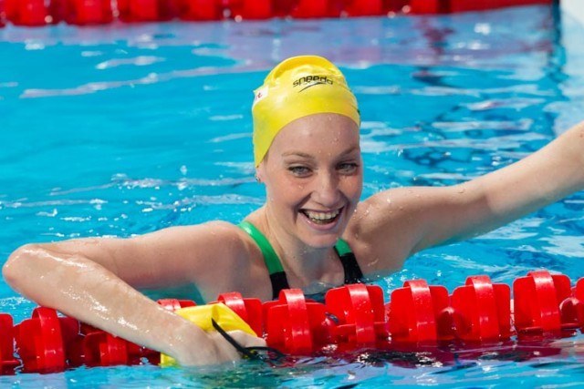 Madison Wilson - 2015 World Championships (courtesy of Tim Binning, theswimpictures.com)