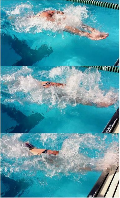 Annamay Pierse Breaststroke Turn (Photos by Jozsef Nagy)