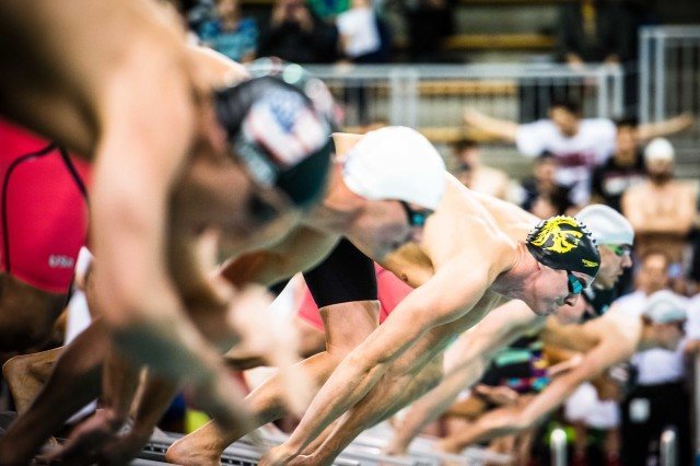 Conner Dwyer took the win in the 200 free (photo: Mike Lewis, Ola Vista Photography)