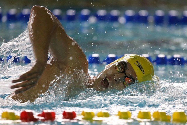 Esteban Enderica. Torneio Open de Natacao na Unisul. 16 de dezembro de 2015, Palhoca, SC, Brasil. Foto: Satiro Sodré/ SSPress/CBDA