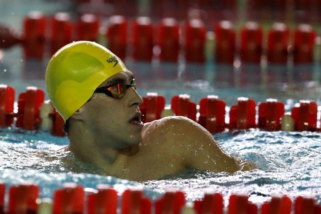 Esteban Enderica. Torneio Open de Natacao na Unisul. 16 de dezembro de 2015, Palhoca, SC, Brasil. Foto: Satiro Sodré/ SSPress/CBDA