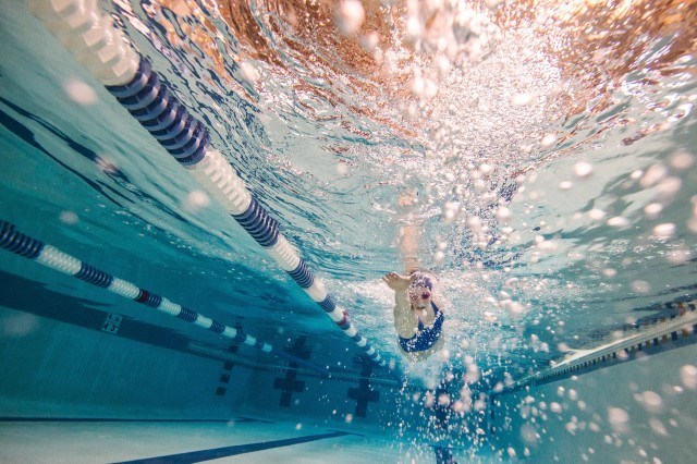 Missy Franklin for the USA Swimming foundation in Denver (photo: Mike Lewis)