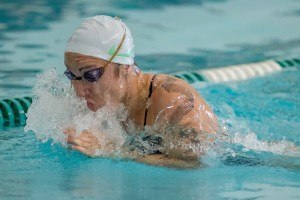 DENTON, TX - SEPTEMBER 26: North Texas Mean Green Swimming & Diving Green & White swim meet at Pohl Recreation Center. (Photo by Rick Yeatts)