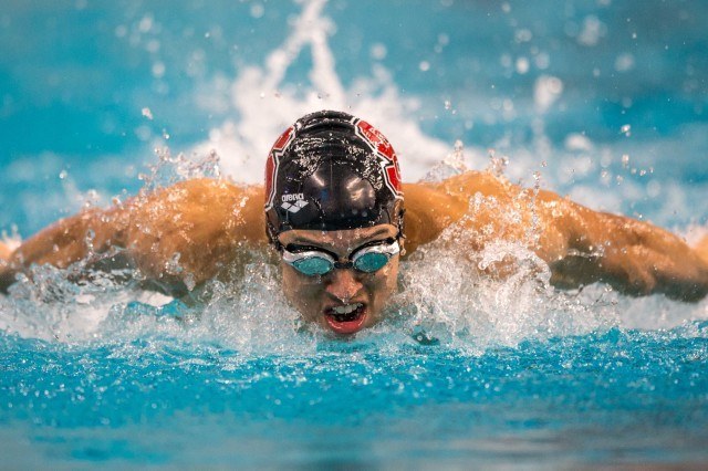 Christian McCurdy prelims 200 IM Arena Pro Swim Series Austin Texas (photo: Mike Lewis)