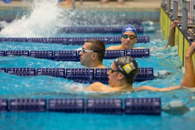 Laszlo Cseh of Hungary after his winning 100 fly. via Domeyko Photography