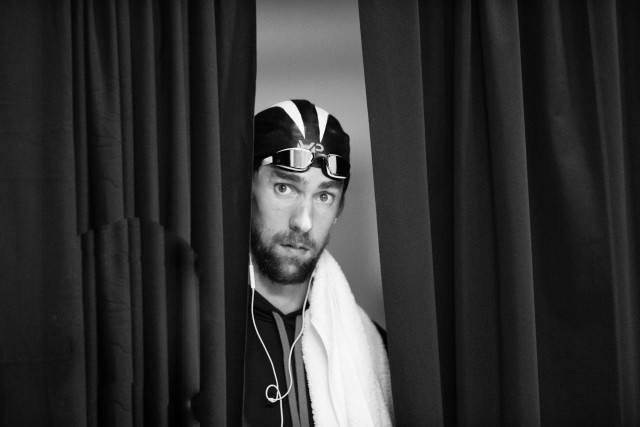Micheal Phelps by Mike Lewis.b