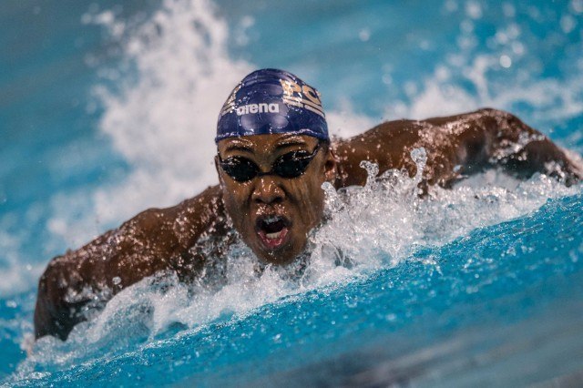Reece Whitley prelims 200IM (photo: Mike Lewis)