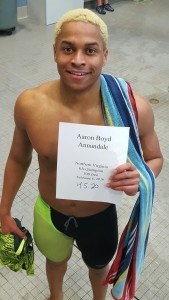 Aaron Boyd, winner of the boys' 50 free. Courtesy: Matt Rees/SwimSwam.com