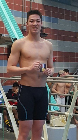 Dorje Wu, winner of the men's 100 breaststroke. Courtesy: Matt Rees/SwimSwam.com