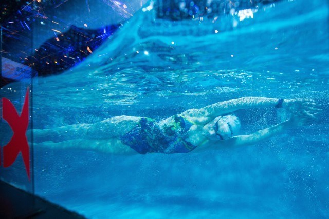 06. Februar 2016, Wiesbaden, Deutschland,Ball des Sports. In this photo: German swimmer Lea Boy