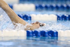 200 back top seed, Kentucky Wildcat, and Elite 90 award-winner, Danielle Galyer. Photo Credits: Tim Binning/TheSwimPictures.com