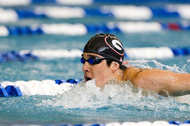 400 IM third seed, Jay Litherland of Georgia. Photo Credits: Tim Binning/TheSwimPictures.com