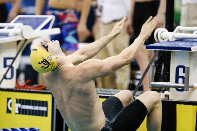 The start of Ryan Murphy's ludicrous 100 back American Record. Photo Credits: Tim Binning/TheSwimPictures.com