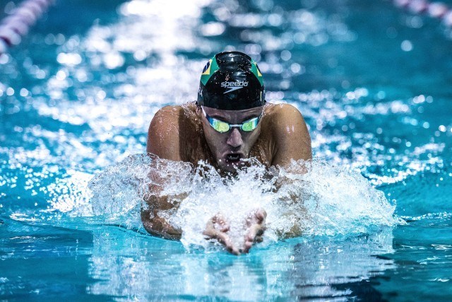 Thiago Pereira wins the 200 IM at the Pro Swim Series in Orlando (photo: Mike Lewis)