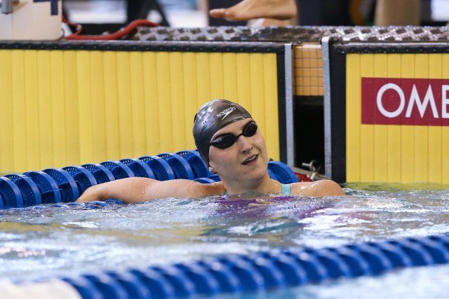 100 free 3rd place seed and USC freshman, Kasia Wilk. Photo Credits: Tim Binning/TheSwimPictures.com
