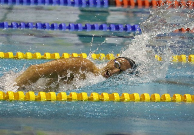 DURBAN, SOUTH AFRICA - APRIL 10: Michael Meyer during the finals session 400m IM qualifies for the Olympics 2016 on day 1 of the SA National Aquatic Championships and Olympic Trials on April 10 , 2016 at the Kings Park Aquatic Center pool in Durban, South Africa. Photo Credit / Anesh Debiky/Swim SA