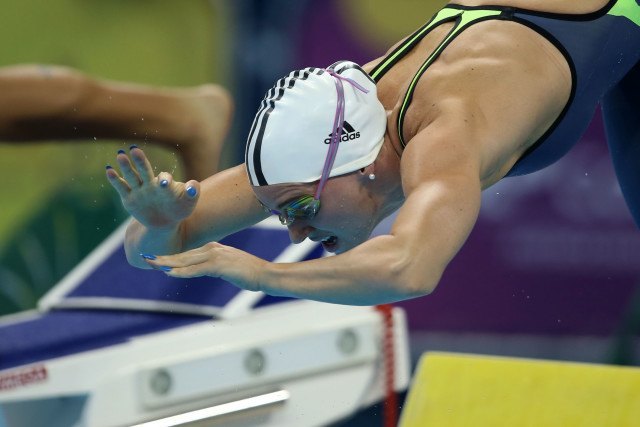 Manuella Lyrio. Trofeu Maria Lenk de Natacao, realizado no Centro Aquatico Olimpico. 17 de abril de 2016, Rio de Janeiro, RJ, Brasil. Foto: Satiro Sodré/ SSPress