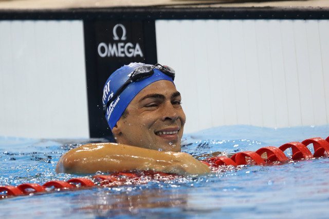 Kaio Marcio. Trofeu Maria Lenk de Natacao, realizado no Centro Aquatico Olimpico. 17 de abril de 2016, Rio de Janeiro, RJ, Brasil. Foto: Satiro Sodré/ SSPress