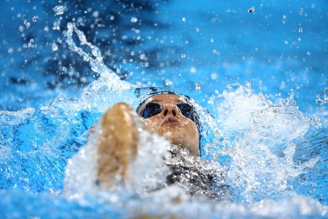 Joanna Maranhao. Trofeu Maria Lenk de Natacao, realizado no Centro Aquatico Olimpico. 17 de abril de 2016, Rio de Janeiro, RJ, Brasil. Foto: Satiro Sodré/ SSPress