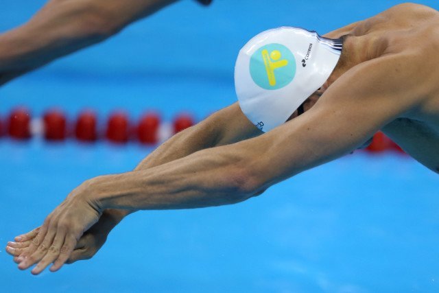Thiago Pereira. Trofeu Maria Lenk de Natacao, realizado no Centro Aquatico Olimpico. 16 de abril de 2016, Rio de Janeiro, RJ, Brasil. Foto: Satiro Sodré/ SSPress