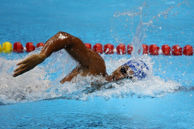 Nicolas Oliveira. Trofeu Maria Lenk de Natacao, realizado no Centro Aquatico Olimpico. 16 de abril de 2016, Rio de Janeiro, RJ, Brasil. Foto: Satiro Sodré/ SSPress