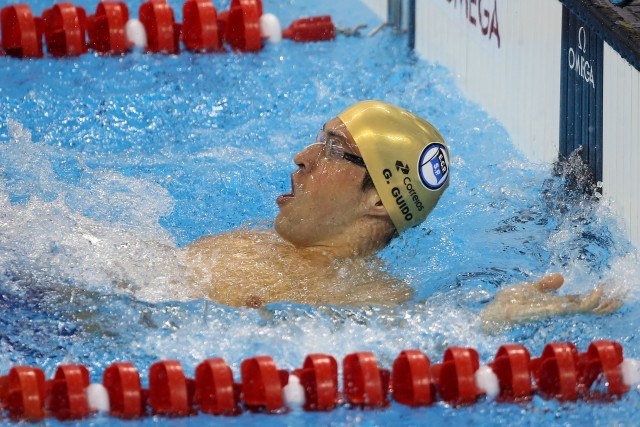 Trofeu Maria Lenk de Natacao, realizado no Centro Aquatico Olimpico. 16 de abril de 2016, Rio de Janeiro, RJ, Brasil. Foto: Satiro Sodré/ SSPress
