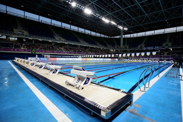 Etiene Medeiros. Trofeu Maria Lenk de Natacao, realizado no Centro Aquatico Olimpico. 16 de abril de 2016, Rio de Janeiro, RJ, Brasil. Foto: Satiro Sodré/ SSPress