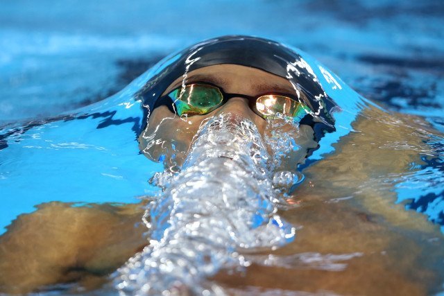 Brandonn Almeida. Trofeu Maria Lenk de Natacao, realizado no Centro Aquatico Olimpico. 15 de abril de 2016, Rio de Janeiro, RJ, Brasil. Foto: Satiro Sodré/ SSPress